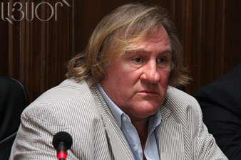 French actor Gérard Depardieu calls on to support Armenian Fund