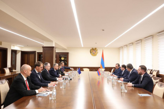 Քննարկվել են ՀՀ-ԵՄ համագործակցության հեռանկարներին առնչվող հարցեր․ Պապիկյանն ընդունել է Դոմմին