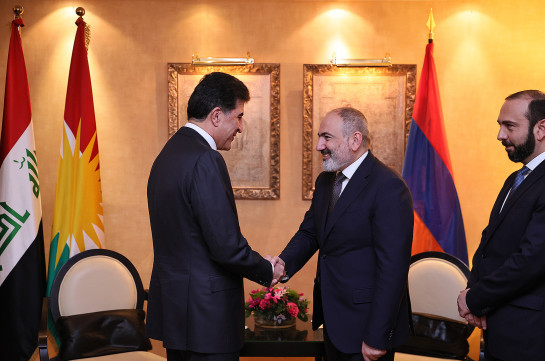 Փաշինյանը Իրաքյան Քուրդիստանի նախագահի հետ քննարկել է առևտրատնտեսական համագործակցության զարգացման հարցը