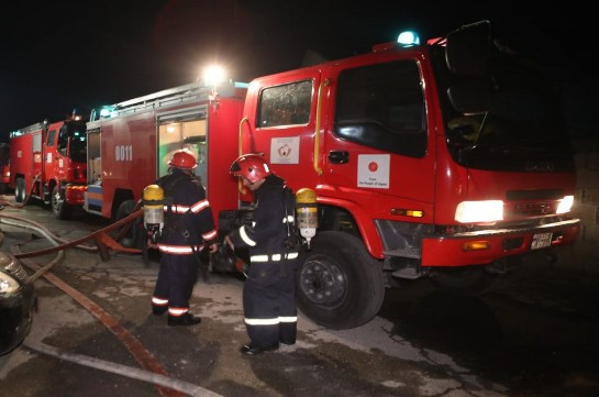 В селе Аргаванд сгорели два мебельных цеха