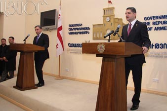 Armenian, Georgian PMs reach new agreements 