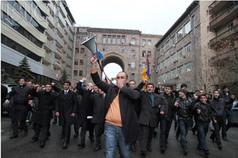 Protest to commemorate Sumgait pogroms held in Yerevan 