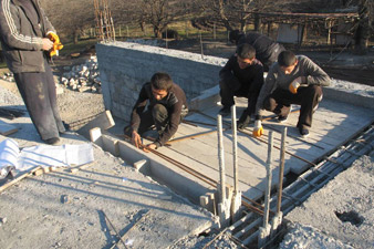 Kindergarten built in village of Drakhtik