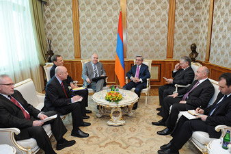 Serzh Sargsyan receives OSCE Minsk Group Co-chairs