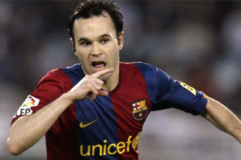 Iniesta not to play against Real Madrid 