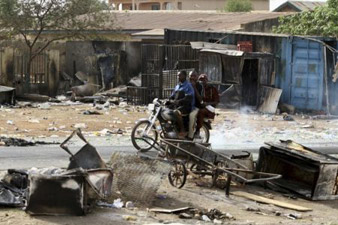 3 blasts at Nigeria army base